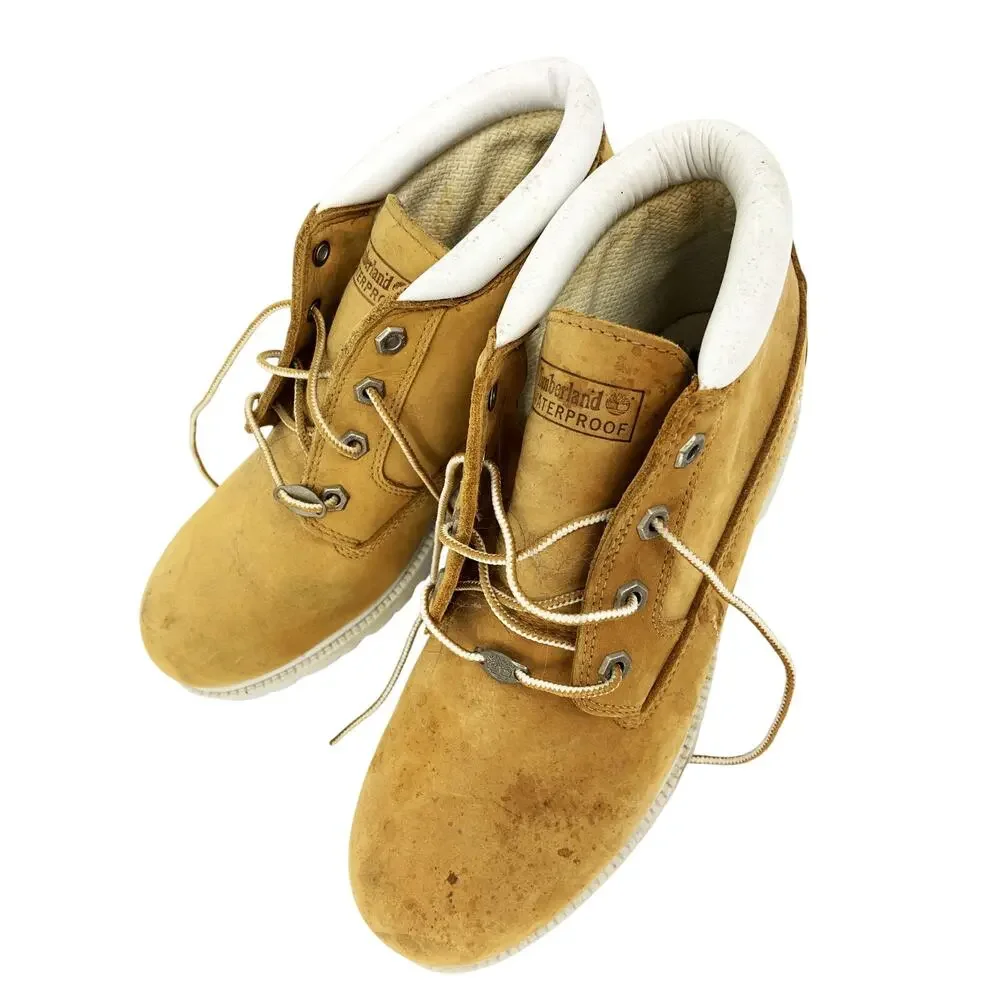 Timberland Genuine Leather High Top  Waterproof Work Boots Size 11